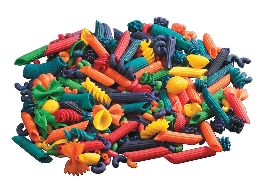 コレクション Nudle Roylco Colored Pasta Noodle, Assorted Colors